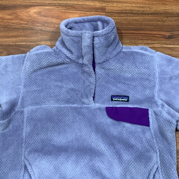 Patagonia Womens Purple Re-Tool Snap-T Pullover Sweater - WOMENS SIZE SMALL - Picture 9 of 14